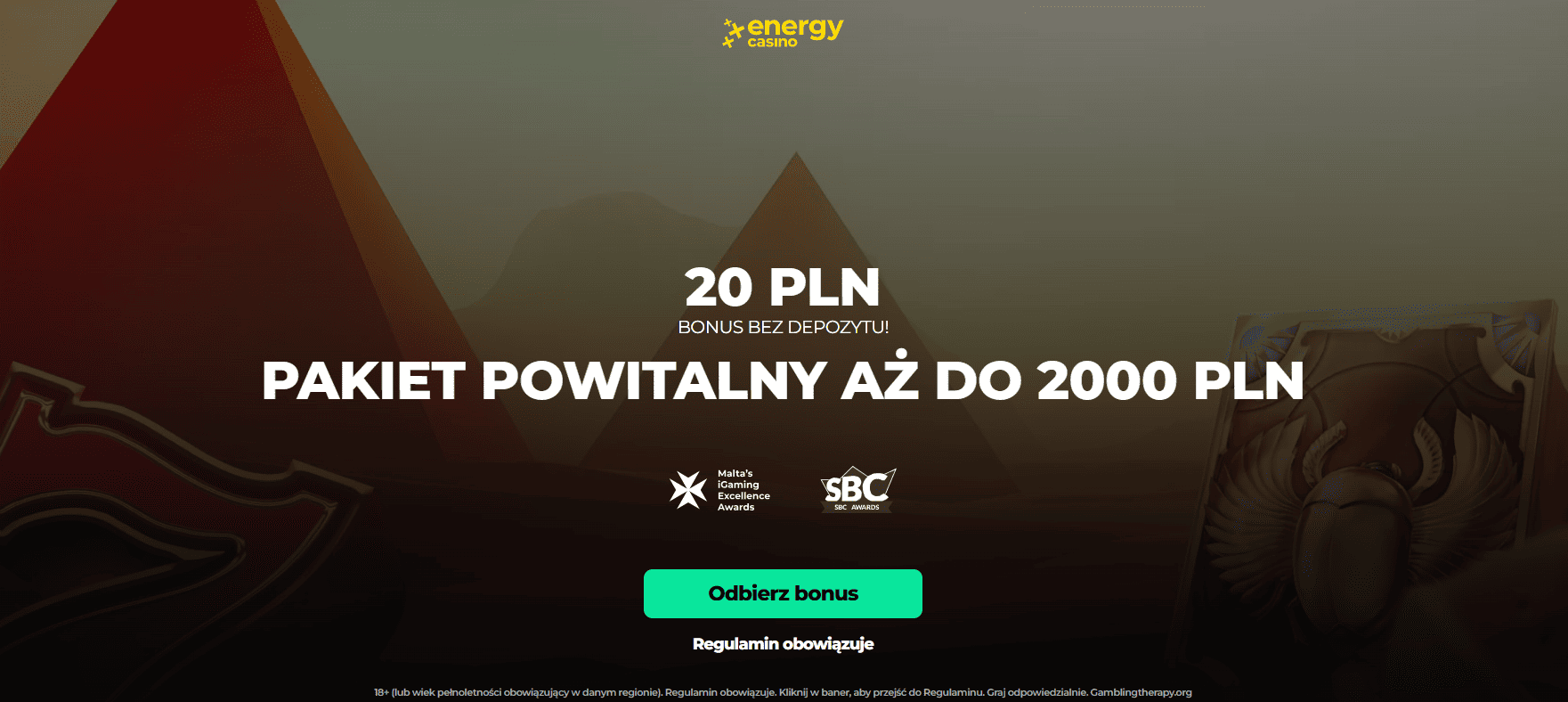 20 zl bez depozytu energycasino