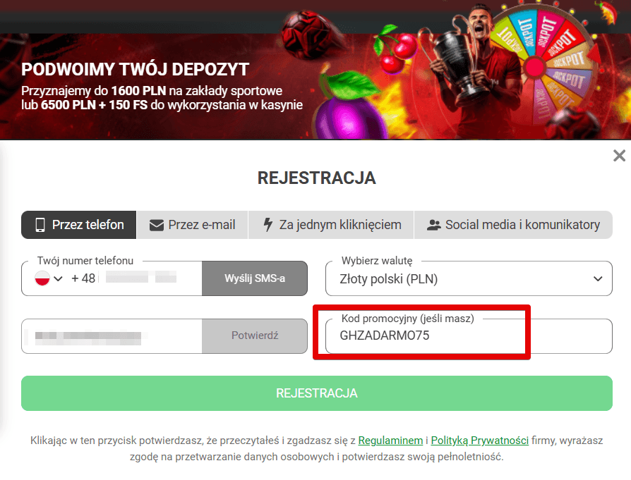 888starz kod promocyjny