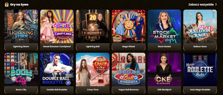 Goldspin gry na zywo