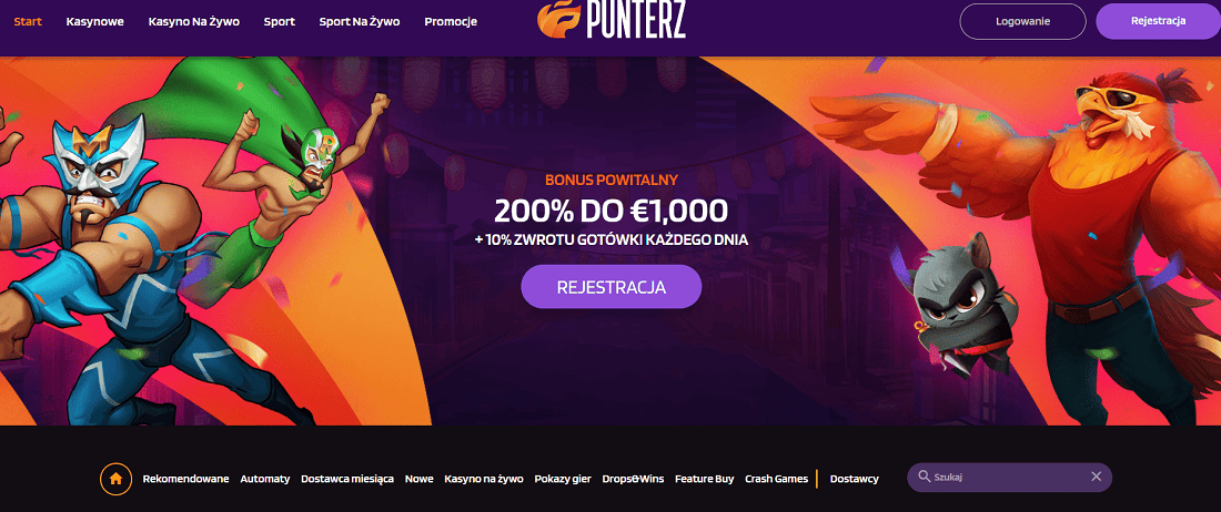 Punterz casino online strona główna