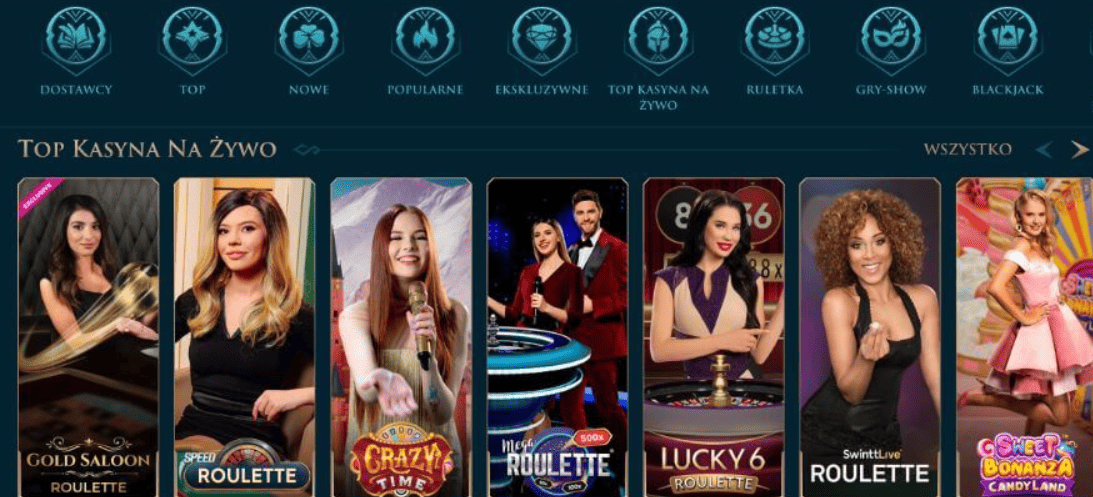 Slotuna kasyno na żywo