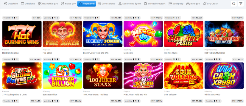 SpinBounty glowny ekran