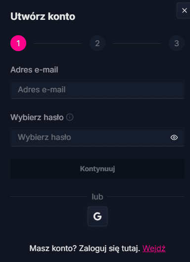 Jak utwórzyć konto na XON bet