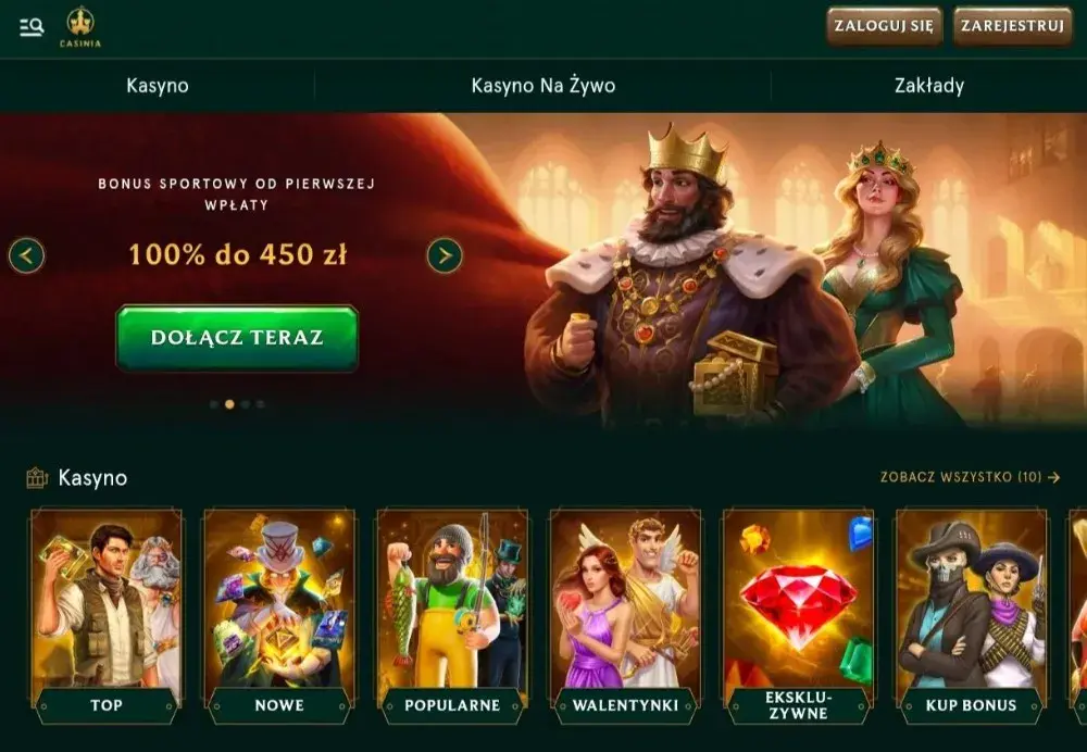 casinia casino strona