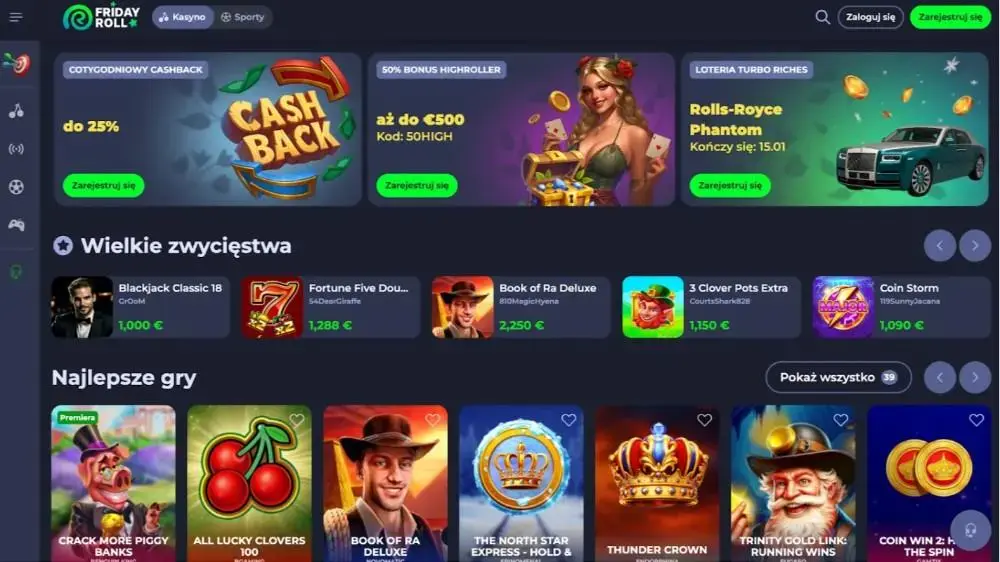 friday roll zarejestruj się