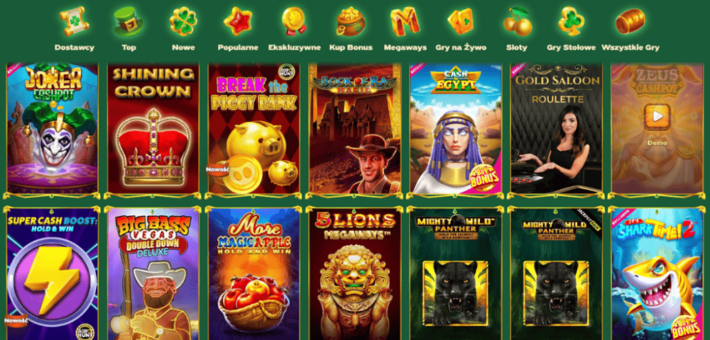green luck casino online gry