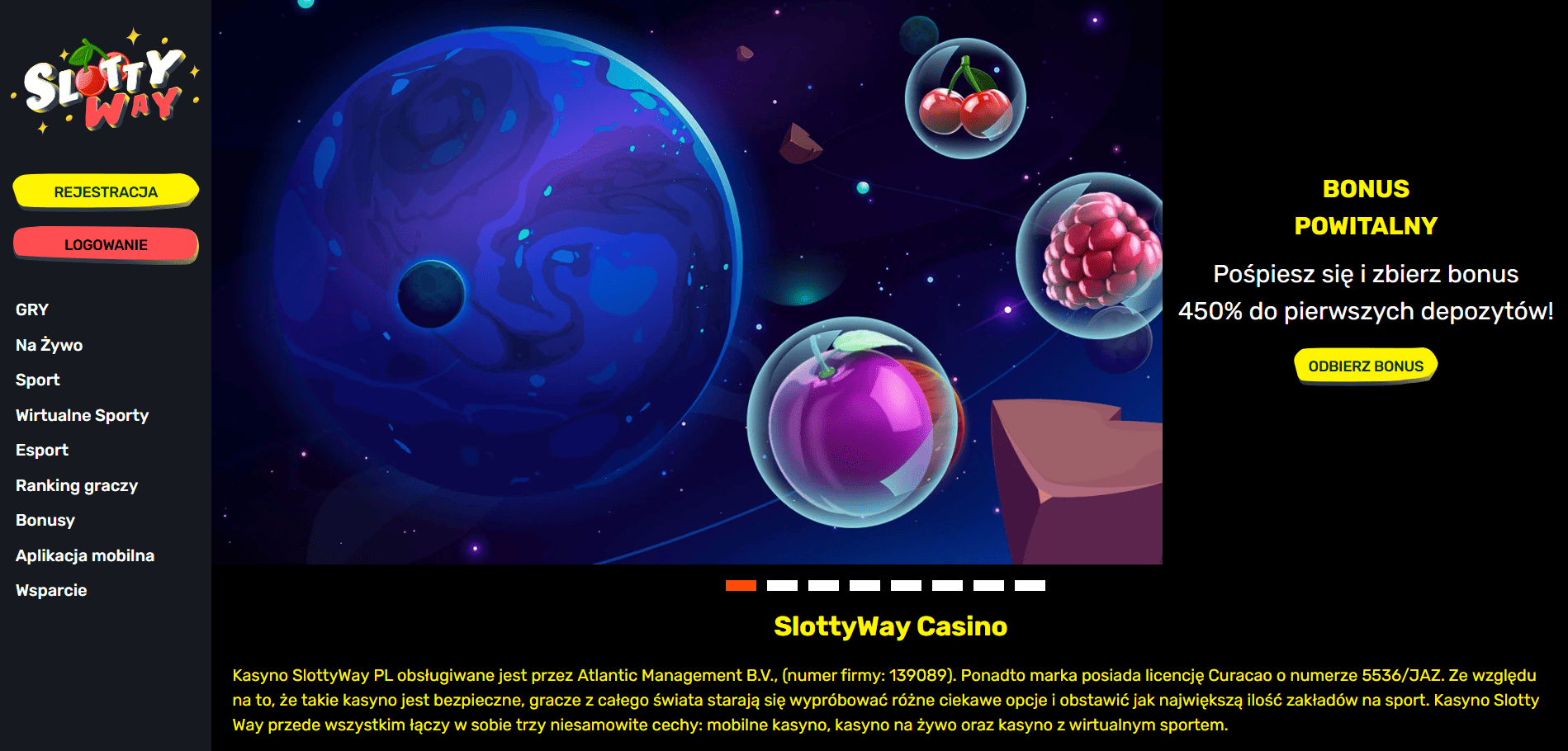 Zalogować się w slotty way kasyno