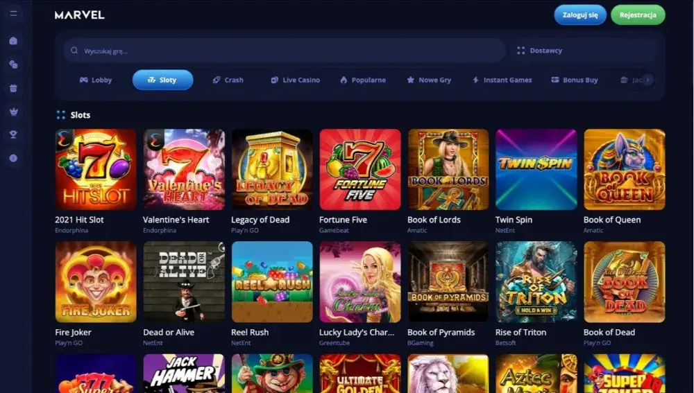 marvel casino automaty do gier