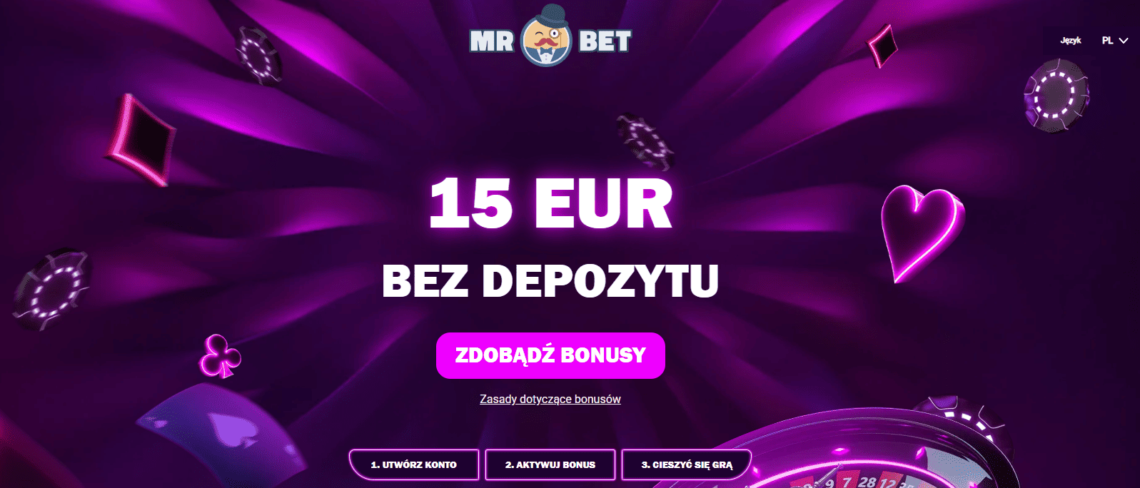 mr bet 15 euro