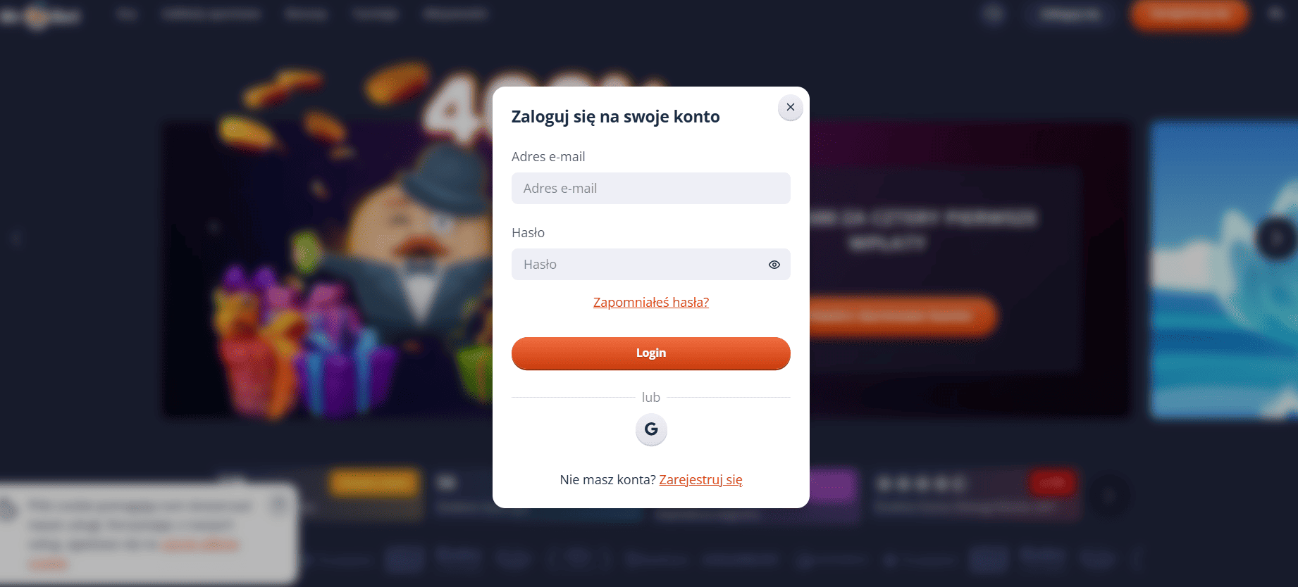 mr bet bonus bez wplaty 50 zl