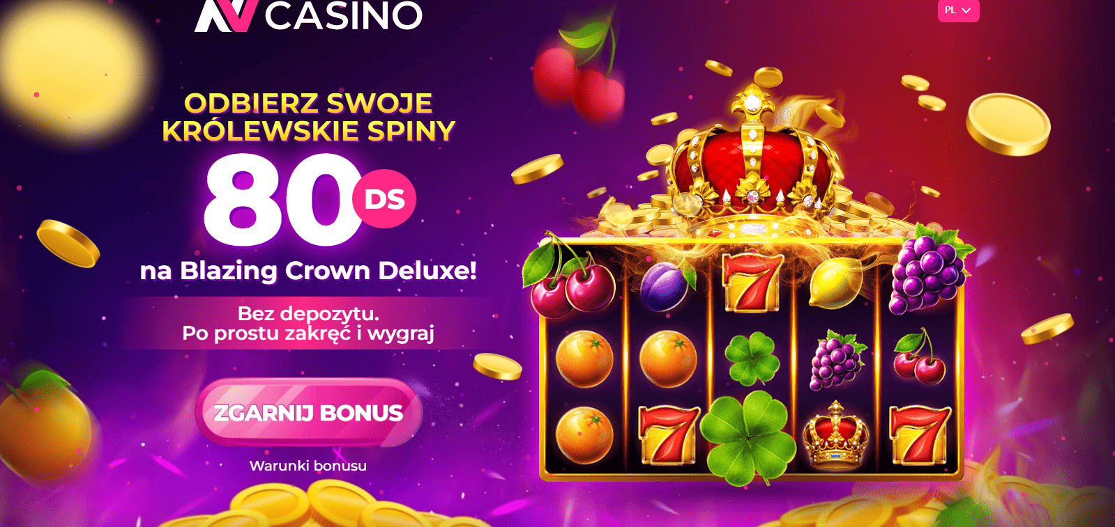 nv casino 80 darmowych spinow