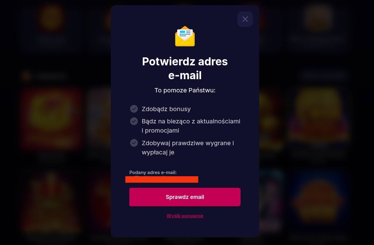 Potwierdzenie adresu e-mail