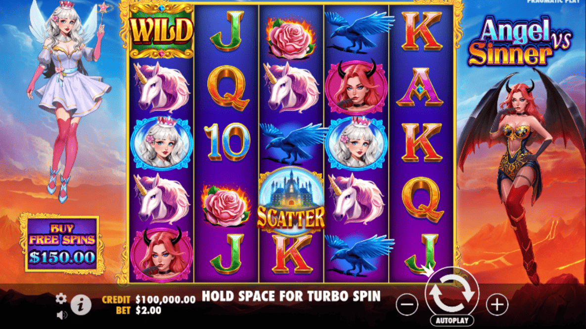 slot angel vs sinner