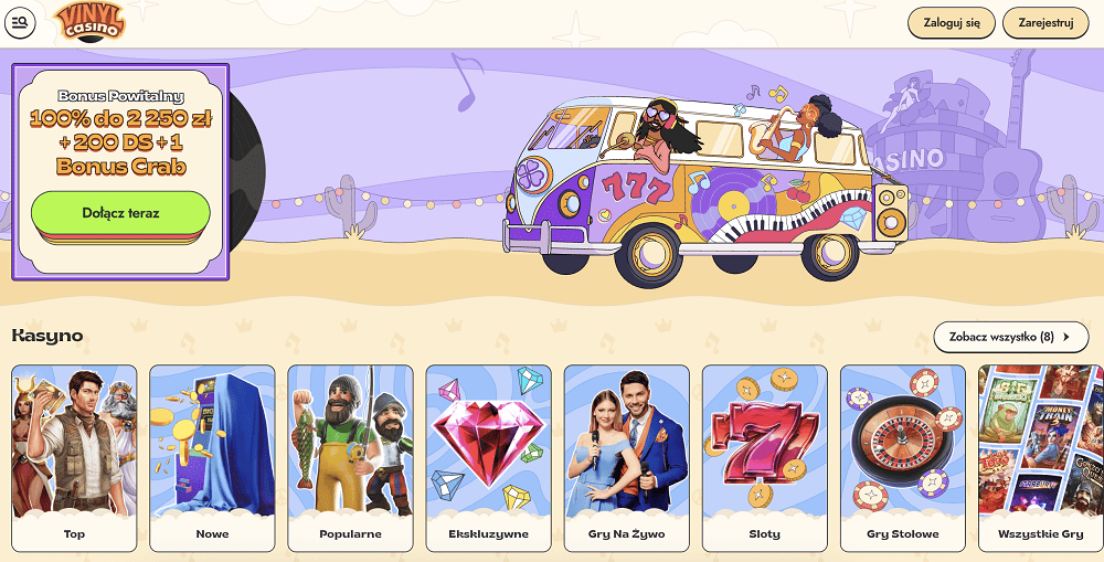 vinyl casino strona glowna