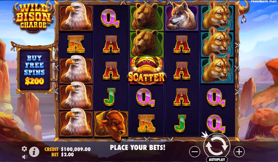 wild bison charge slot