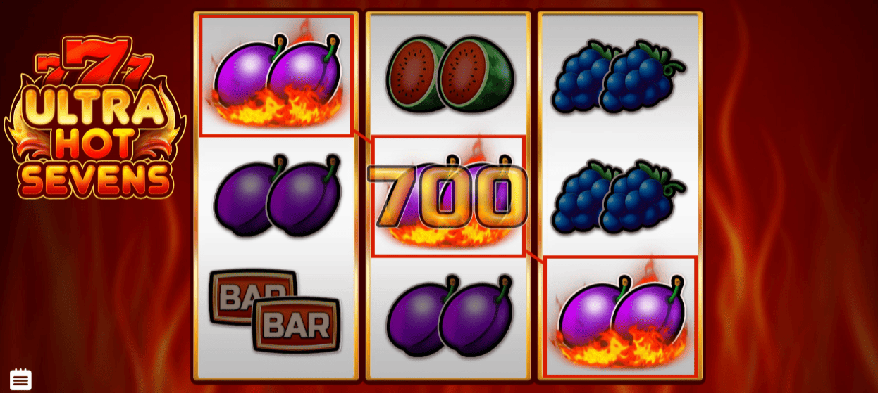 zagraj w slot ultra hot sevens od slotopia